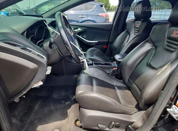 1FADP3L92HL235203 2017 FORD FOCUS Black წინა სალონის ხედი