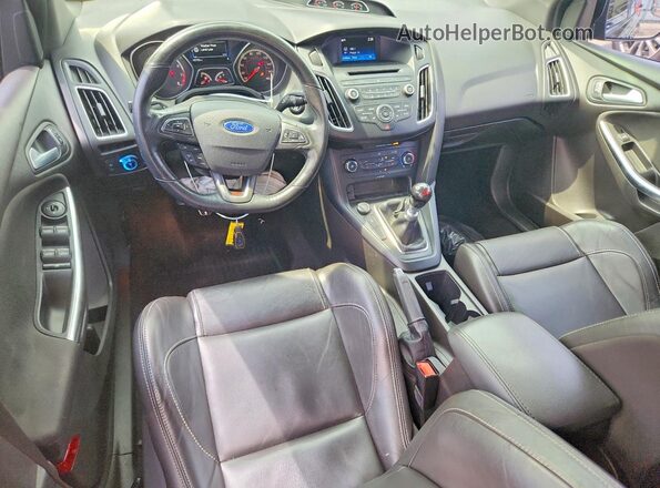 1FADP3L92HL235203 2017 FORD FOCUS Black წინა პანელის ხედი