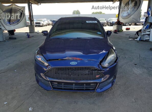 1FADP3L93GL362976 2016 FORD FOCUS Blue Widok z przodu