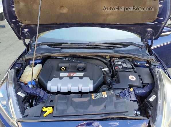 1FADP3L93GL362976 2016 FORD FOCUS Blue Widok wnętrza z tyłu