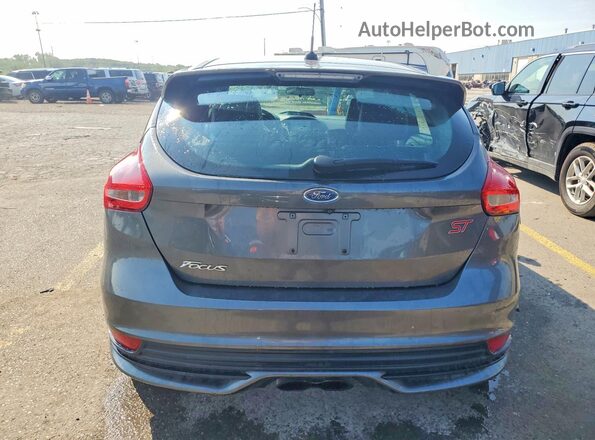 1FADP3L94JL310828 2018 FORD FOCUS Gray Widok z tyłu