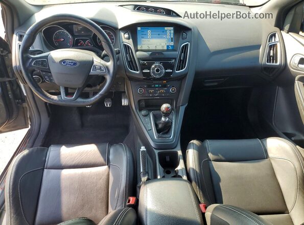 1FADP3L94JL310828 2018 FORD FOCUS Gray Widok deski rozdzielczej
