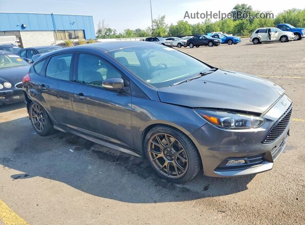 1FADP3L94JL310828 2018 FORD FOCUS Gray Przód prawy