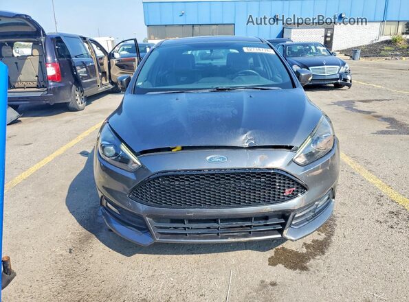 1FADP3L94JL310828 2018 FORD FOCUS Gray Widok z przodu