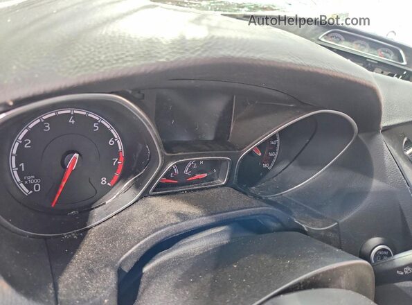 1FADP3L96GL393803 2016 FORD FOCUS Red Вид щитка приладів