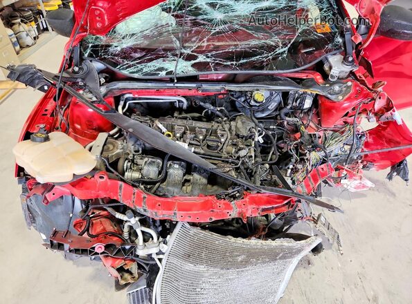 1FADP3L96GL393803 2016 FORD FOCUS Red Вид задньої частини салону