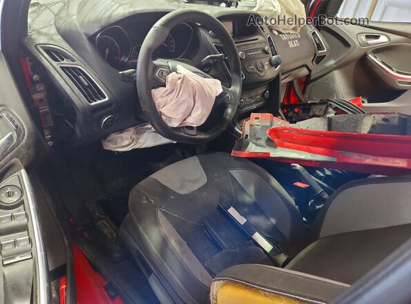 1FADP3L96GL393803 2016 FORD FOCUS Red Вид панелі приладів