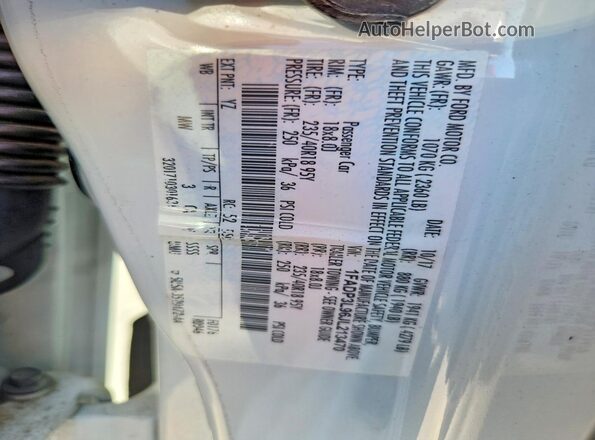 1FADP3L96JL213470 2018 FORD FOCUS Белый Вид подкапотного пространства