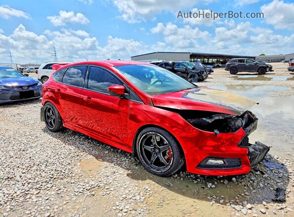 1FADP3L97HL348967 2017 FORD FOCUS Red Delantero derecho