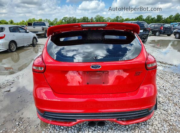 1FADP3L97HL348967 2017 FORD FOCUS Red Vista trasera