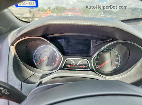 1FADP3L97HL348967 2017 FORD FOCUS Red Vista del cuadro de instrumentos
