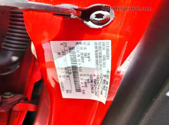 1FADP3L97HL348967 2017 FORD FOCUS Red Vista del compartimento del motor