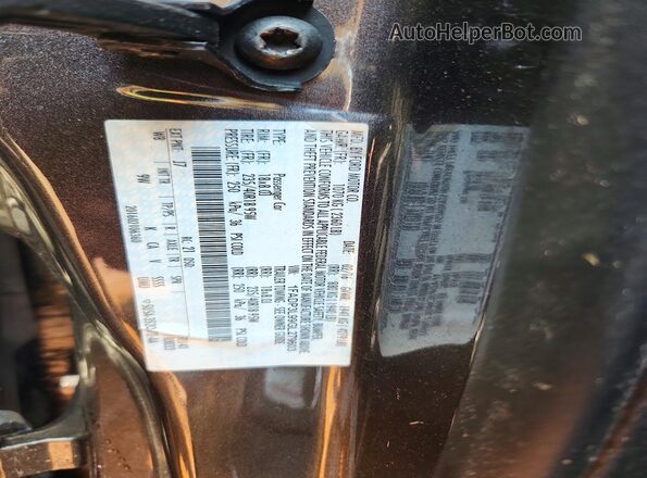 1FADP3L99GL279603 2016 FORD FOCUS Gray Widok naklejki z numerem VIN