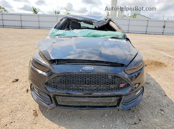 1FADP3L99HL302511 2017 FORD FOCUS Black Front view