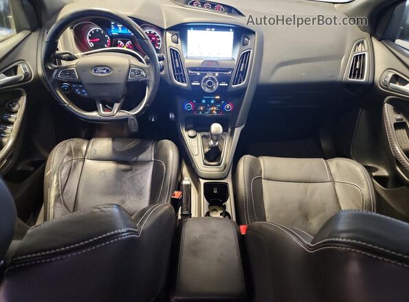 1FADP3L99JL245457 2018 FORD FOCUS Синий Вид панели приборов