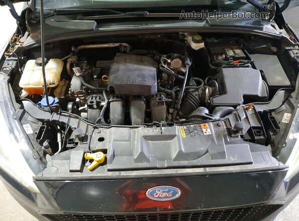 1FADP3M20HL330604 2017 FORD FOCUS Black უკანა სალონის ხედი