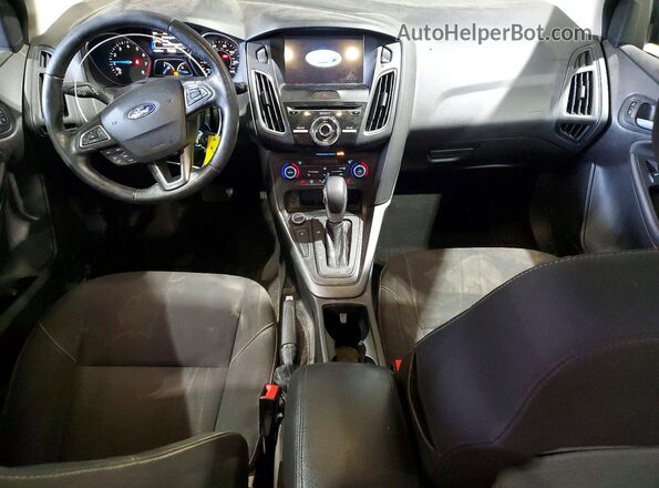 1FADP3M20HL330604 2017 FORD FOCUS Black წინა პანელის ხედი