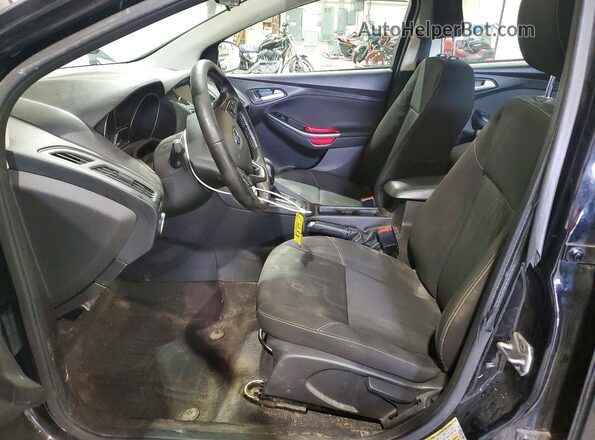 1FADP3M20HL330604 2017 FORD FOCUS Black წინა სალონის ხედი