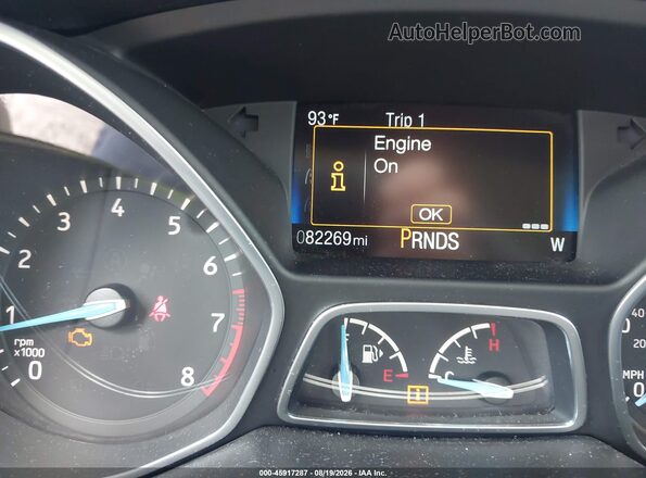 1FADP3M20JL202272 2018 FORD FOCUS Синий Вид задних сидений