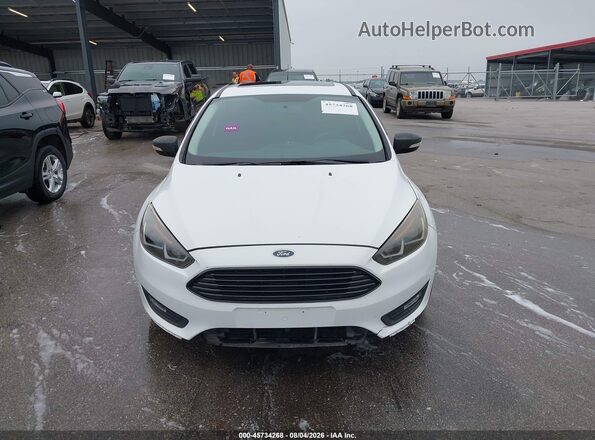 1FADP3M20JL236289 2018 FORD FOCUS Белый Вид щитка приборов