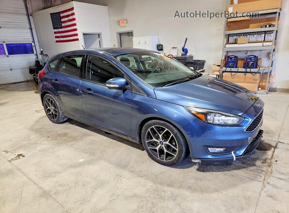 1FADP3M21JL221154 2018 FORD FOCUS Blue Front right