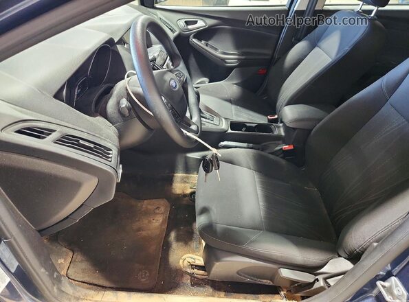 1FADP3M21JL221154 2018 FORD FOCUS Blue Front interior view