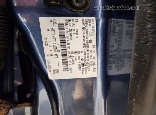 1FADP3M21JL221154 2018 FORD FOCUS Blue Engine compartment view