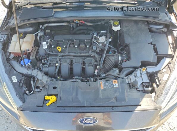 1FADP3M22JL222443 2018 FORD FOCUS Gray უკანა სალონის ხედი