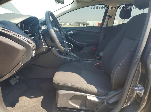 1FADP3M22JL222443 2018 FORD FOCUS Gray წინა სალონის ხედი