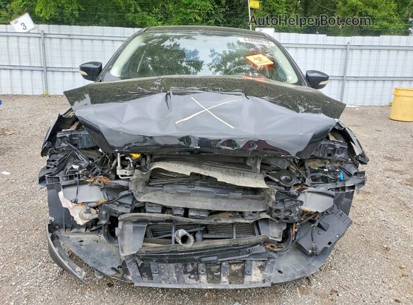 1FADP3M22JL262926 2018 FORD FOCUS Black Widok z przodu