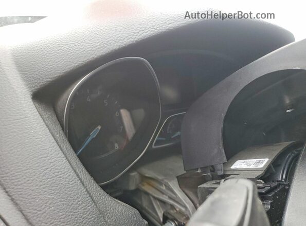 1FADP3M22JL262926 2018 FORD FOCUS Black Widok zestawu wskaźników