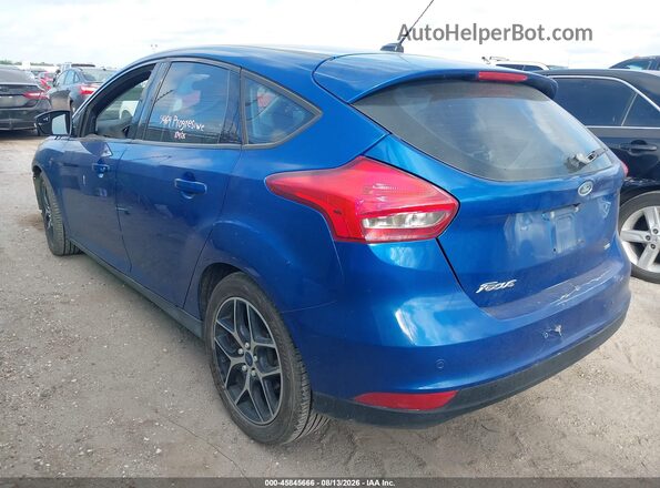 1FADP3M23JL201195 2018 FORD FOCUS Синий Задняя левая четверть