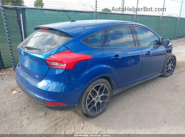 1FADP3M23JL201195 2018 FORD FOCUS Синий Задняя правая четверть