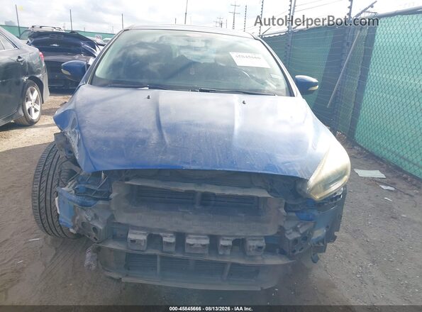 1FADP3M23JL201195 2018 FORD FOCUS Синий Вид щитка приборов