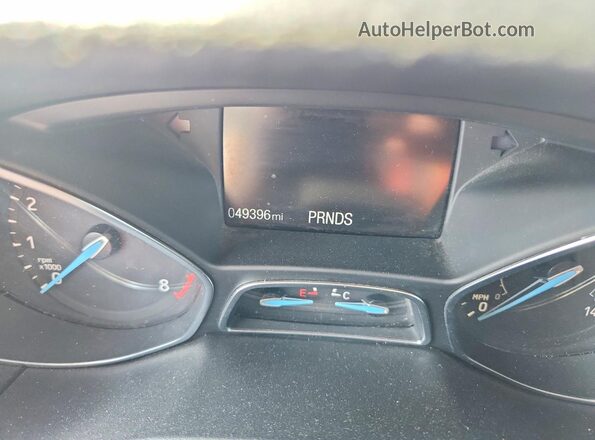 1FADP3M28JL210961 2018 FORD FOCUS Gray Սարքավորումների վահանակի տեսք