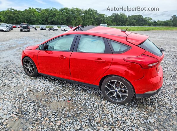 1FADP3M29HL336966 2017 FORD FOCUS Red Rear left