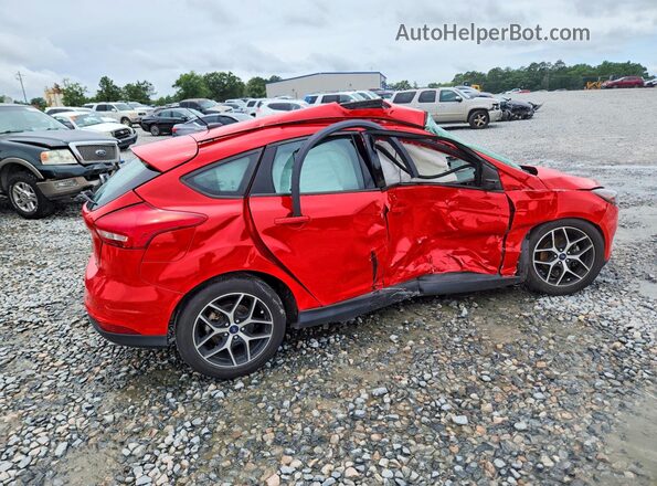 1FADP3M29HL336966 2017 FORD FOCUS Red Rear right
