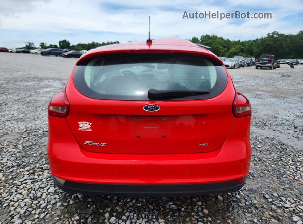 1FADP3M29HL336966 2017 FORD FOCUS Red Rear view
