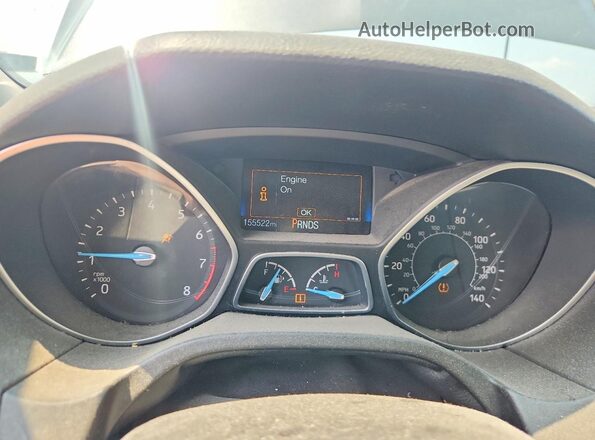 1FADP3M29JL213397 2018 FORD FOCUS Gray Instrument cluster view