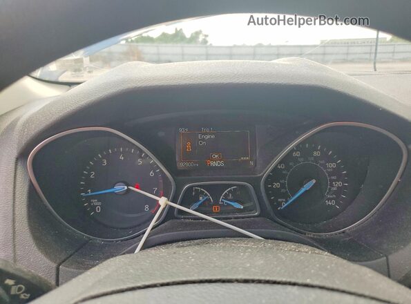 1FADP3M2XHL263395 2017 FORD FOCUS Blue ხელსაწყოთა პანელის ხედი