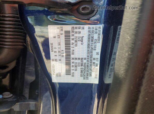 1FADP3M2XHL263395 2017 FORD FOCUS Blue ძრავის განყოფილების ხედი