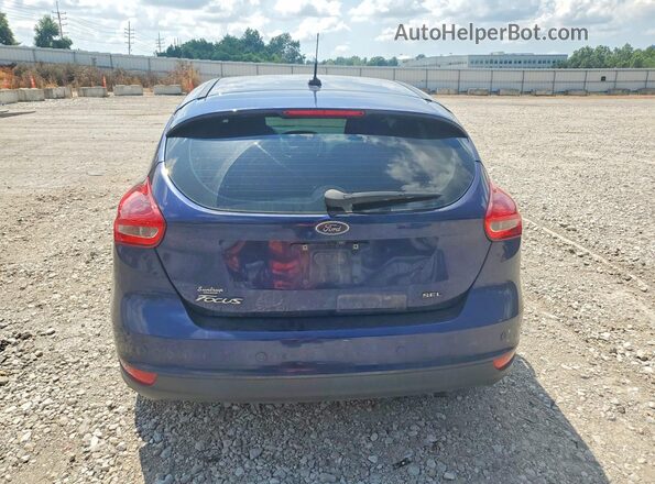 1FADP3M2XHL263395 2017 FORD FOCUS Blue უკანა ხედი