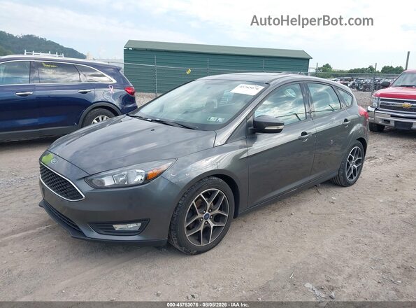 1FADP3M2XJL243637 2018 FORD FOCUS Gray Передня ліва чверть