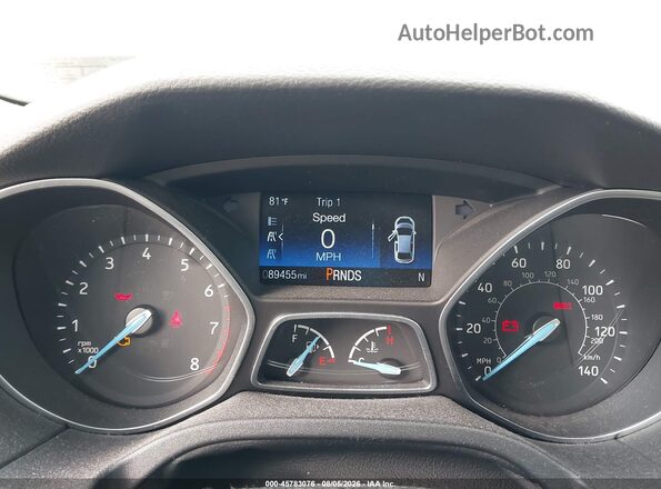 1FADP3M2XJL243637 2018 FORD FOCUS Gray Вид задніх сидінь