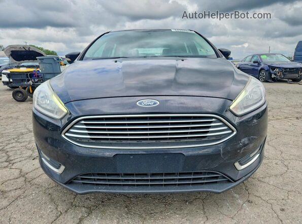 1FADP3N20JL273566 2018 FORD FOCUS Black Widok z przodu