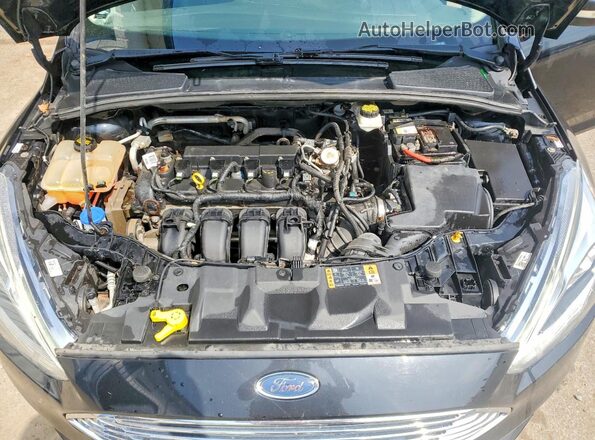 1FADP3N22JL273729 2018 FORD FOCUS Black Սալոնի հետևի տեսք