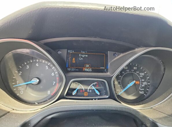 1FADP3N22JL285007 2018 FORD FOCUS Silver Instrument cluster view