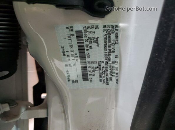 1FADP3N23HL268257 2017 FORD FOCUS Белый Вид подкапотного пространства
