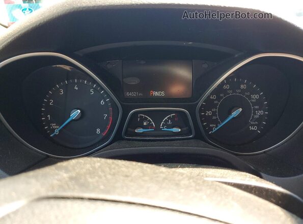1FADP3N23JL210400 2018 FORD FOCUS Black ხელსაწყოთა პანელის ხედი