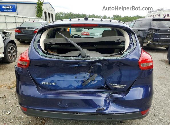 1FADP3N24GL302639 2016 FORD FOCUS Blue უკანა ხედი